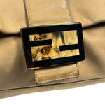 Fendi Beige Leather Mamma Baguette