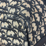 Christian Dior Vintage Navy Trotter Boston Bag