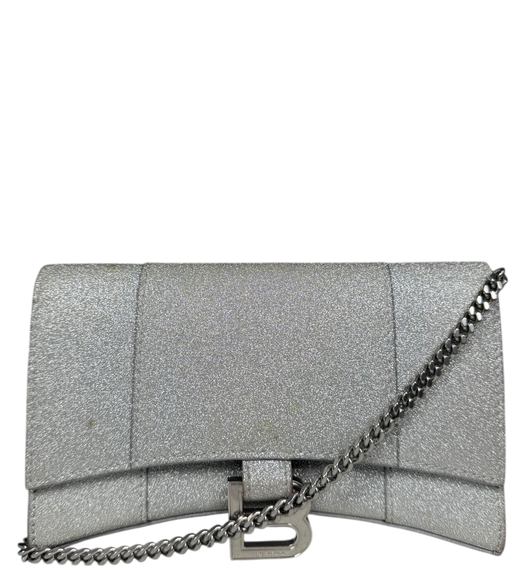 Balenciaga Hourglass Wallet On Chain XS