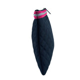 Chanel Navy Quilted Fluo Boy Medium O-Case Clutch