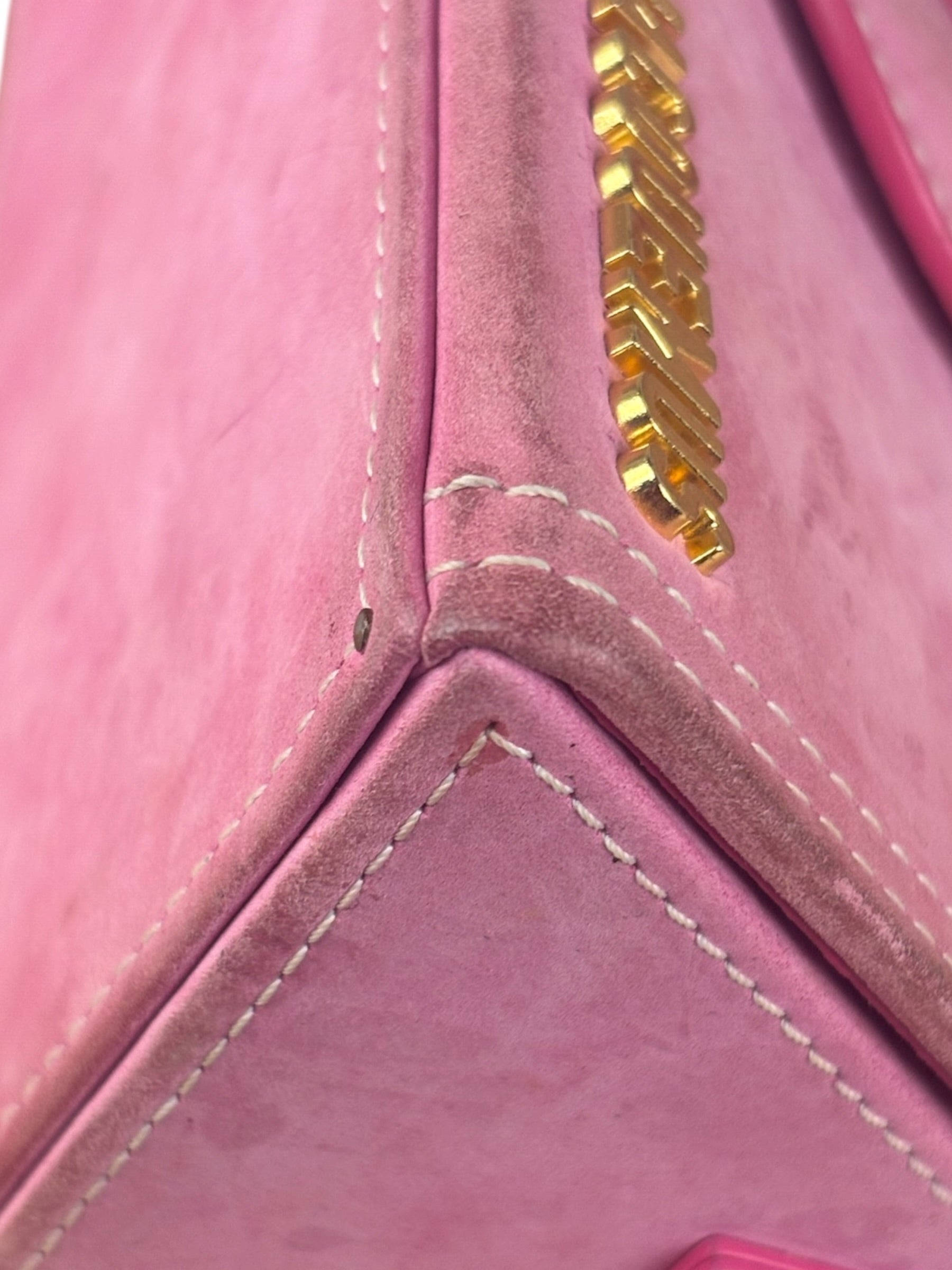 Jacquemus Pink Nubuck Le Porte Hand/Shoulder Bag