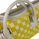 Louis Vuitton Cream/Yellow Damier Cubic Printemps Etè Speedy 2013