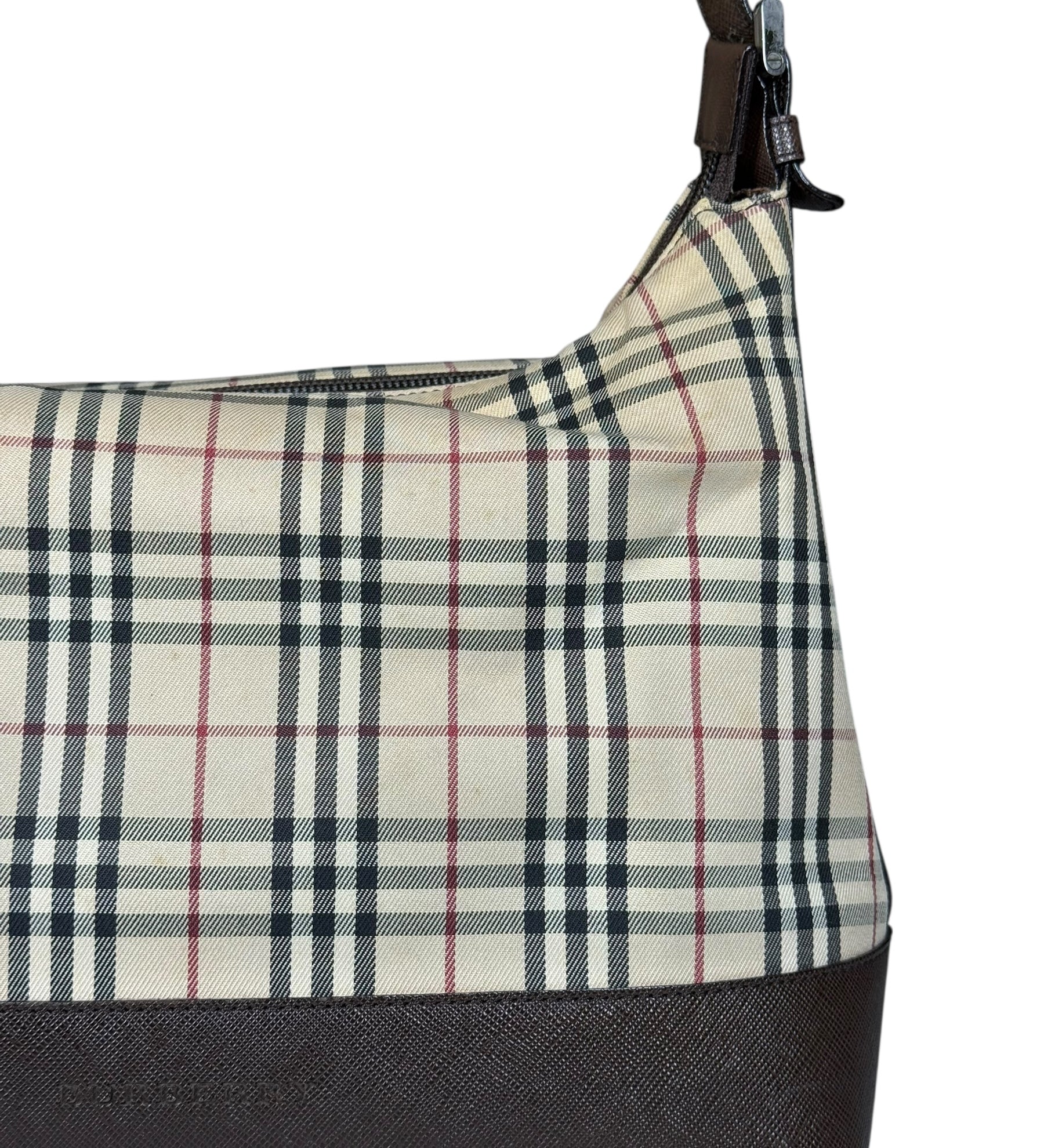 Burberry Nova Check Canvas Vintage Shoulder Bag