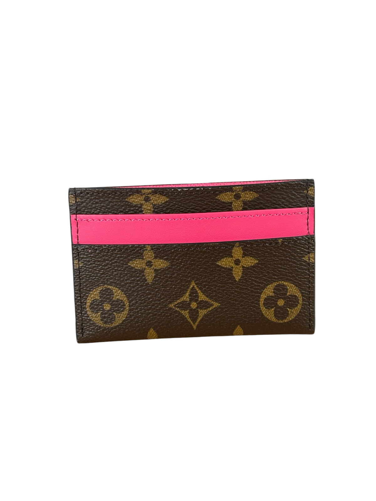 Louis Vuitton Brown/Pink Monogram Card Holder