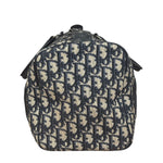Christian Dior Vintage Blue Oblique Trotter Boston Bag