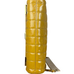 Chanel Yellow Patent Chocolate Bar Quilted CC Shoulder Bag 2002