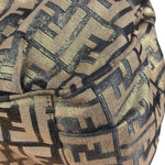Fendi Vintage Gold Shimmer Zucca Shoulder Bag