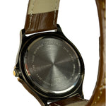 Alba Moon Phase Month Day Date Brown Leather Strap