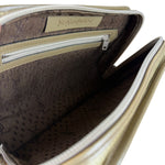 YSL Vintage Grey Leather Travel Pouch