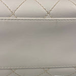 Chanel White CC Lambskin Wild Stitch Handbag 2003
