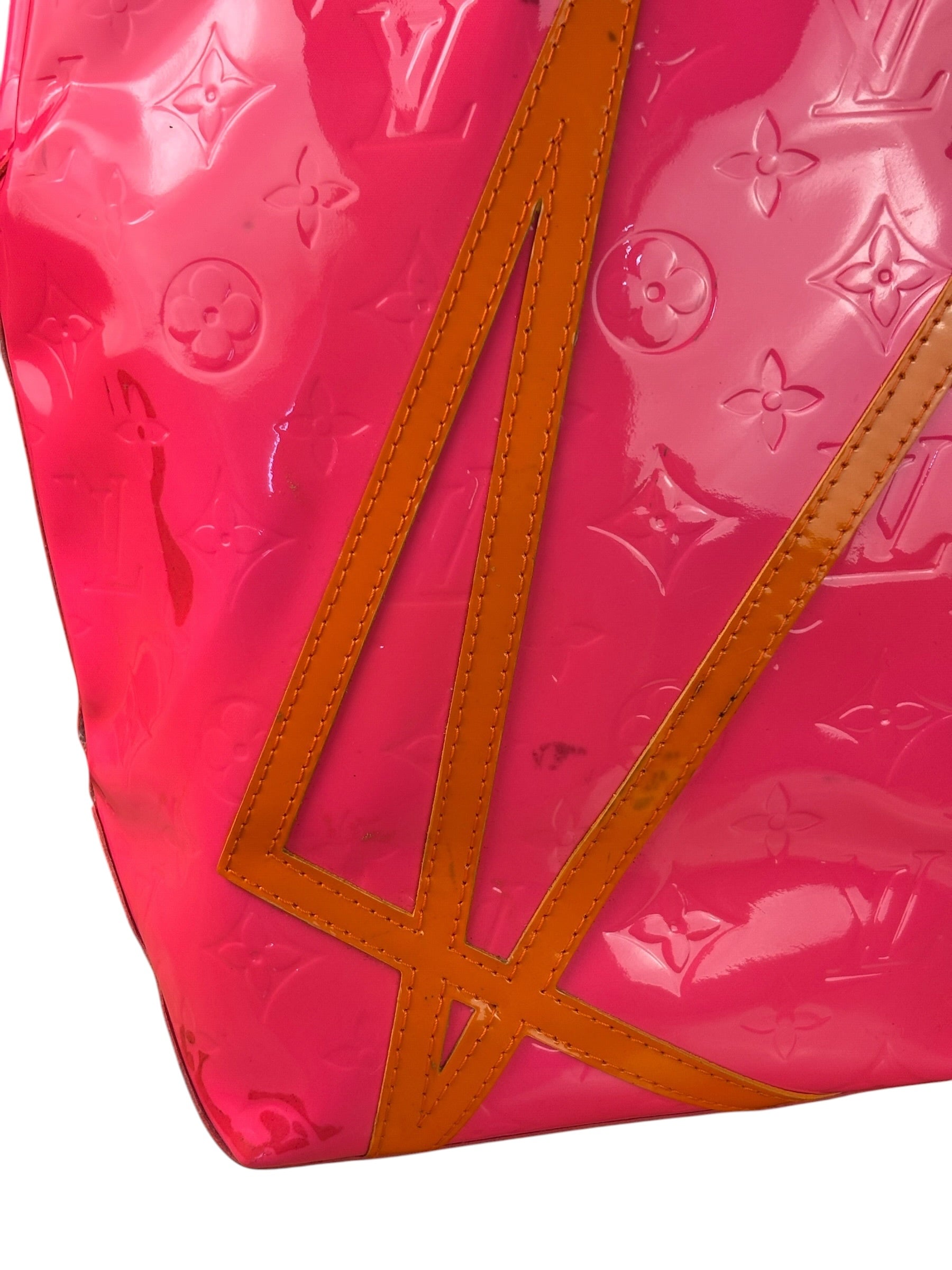 Louis Vuitton x Robert Wilson Fluo Pink Reade Vernis Tote