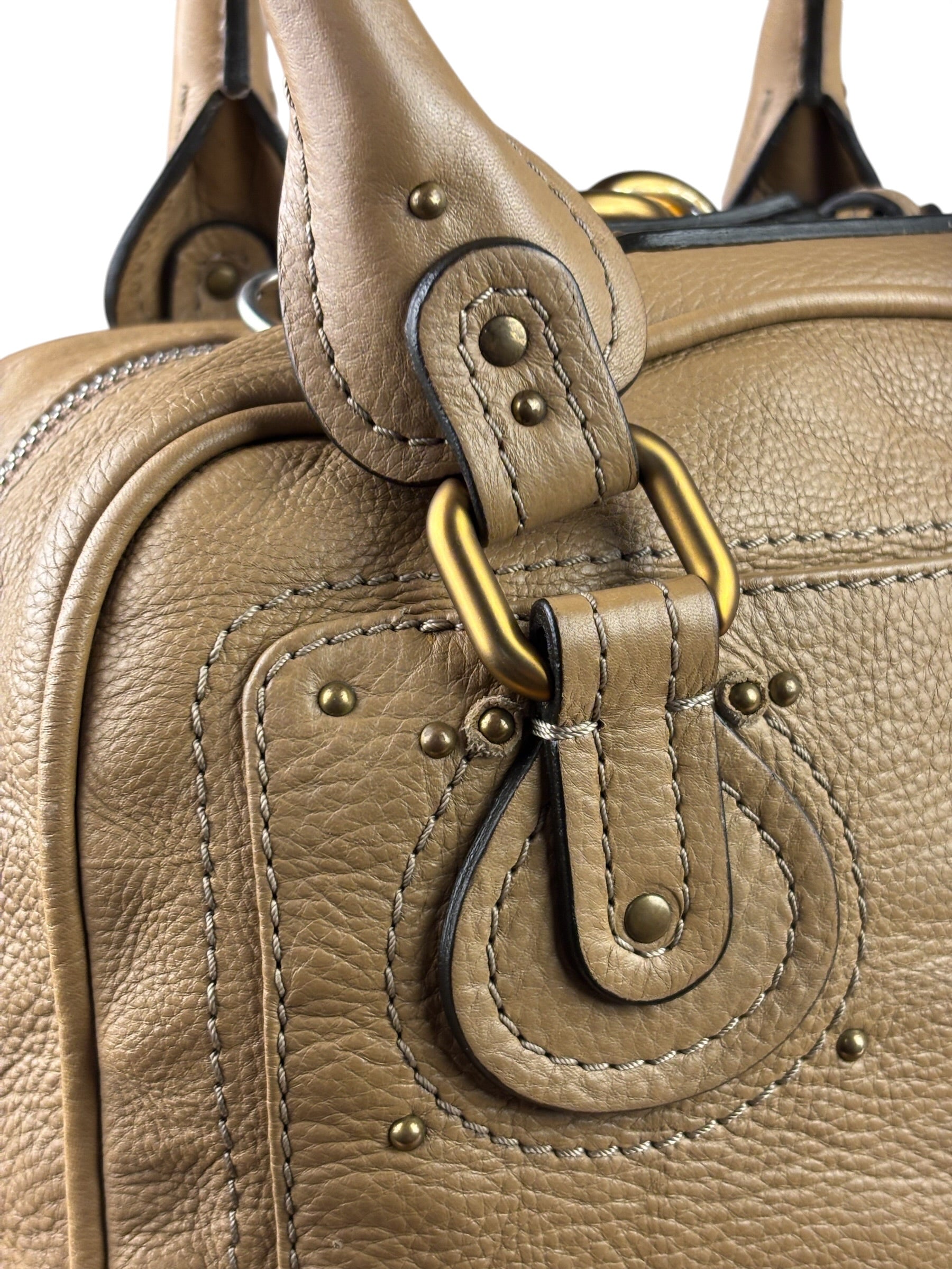Chloe Brown Leather Paddington Shoulder Bag
