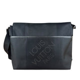Louis Vuitton Black Damier Geant Flap Messenger
