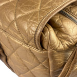 Chanel Gold Quilted Lambskin Lady Braid Flap Bag 2005