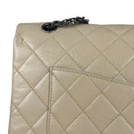 Chanel Aged Ivory Quilted Leather 2.55 Reissue Double Flap Bag 2009