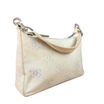 Chanel Light Washed Denim CC Canvas Logo Shoulder Bag 2002