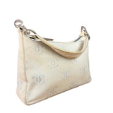 Chanel Light Washed Denim CC Canvas Logo Shoulder Bag 2002