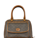 Bally Vintage Leather Coated Monogram Handbag