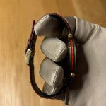 Gucci White & Red Circle Dial Red Strap