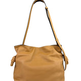 Loewe Brown Leather Flamenco Shoulder Bag