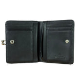 Vivienne Westwood Black Compact Bi-Fold/Kiss Lock Annie Wallet