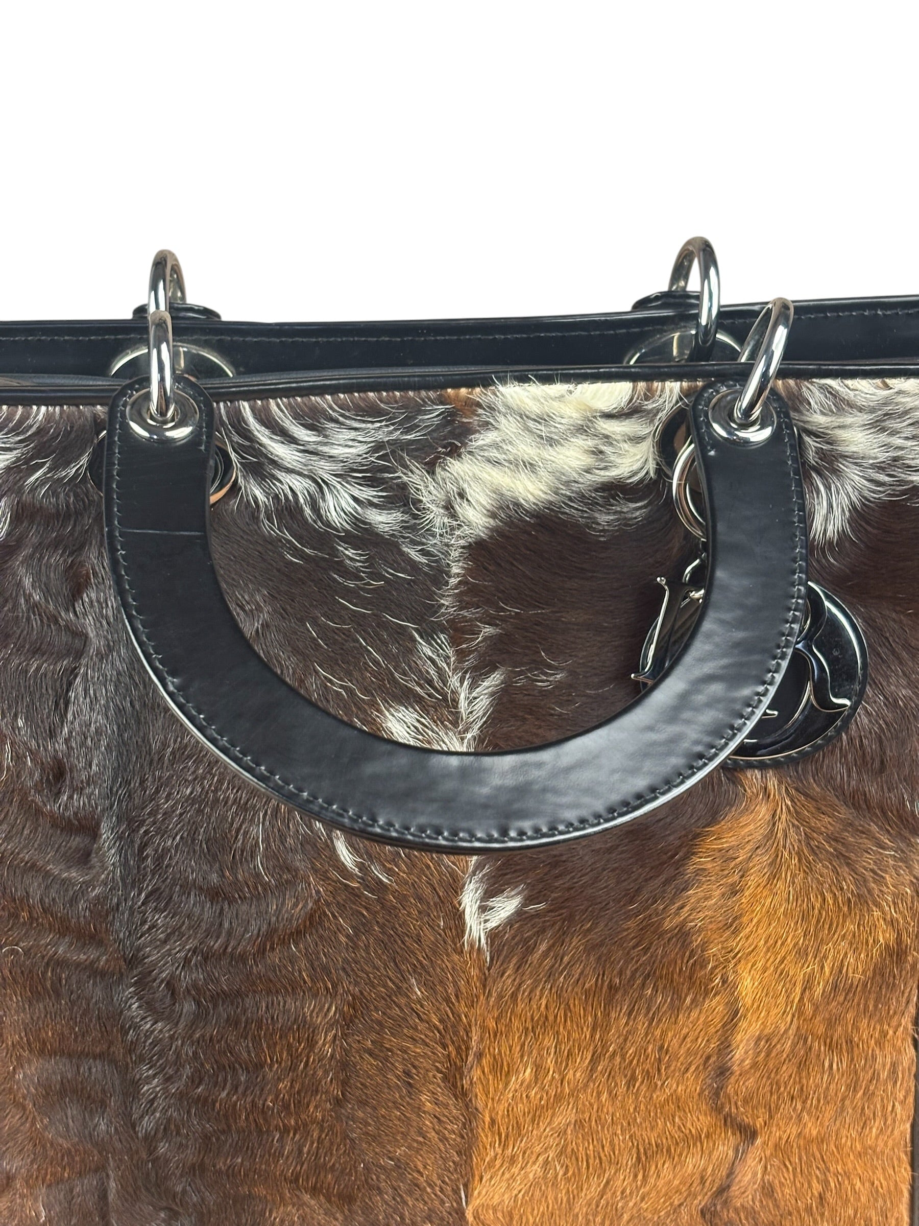 Christian Dior Vintage Lady Dior Large Tote Bag
