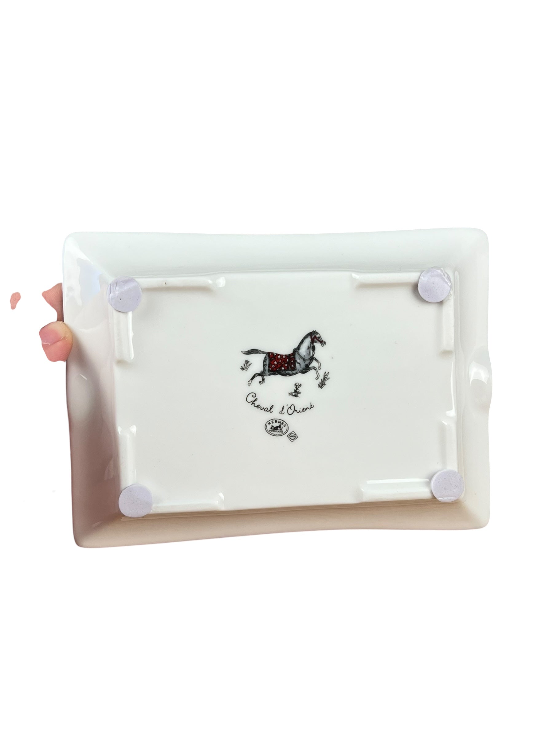 Hermes Cheval d'Orient Porcelain Ashtray