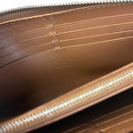 Louis Vuitton Brown Leather Suhali Zippy Wallet