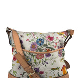 Gucci Vintage Leather/Canvas Blooms Crossbody