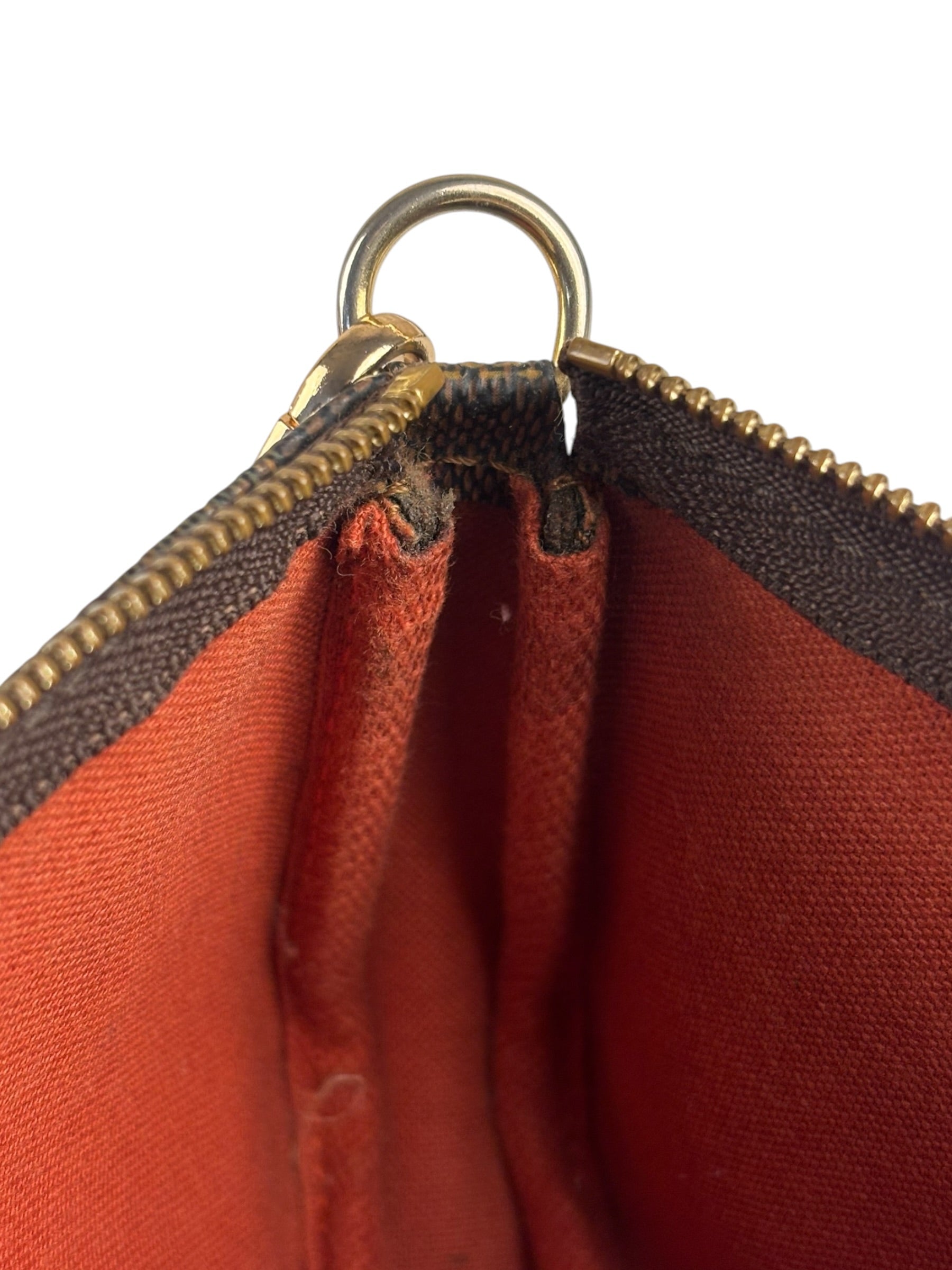 Louis Vuitton Damier Ebene Mini Pochette (Replacement Chain)