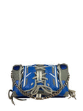 Balenciaga Blue/Grey Leather Trim Sneakerhead Phone Holder