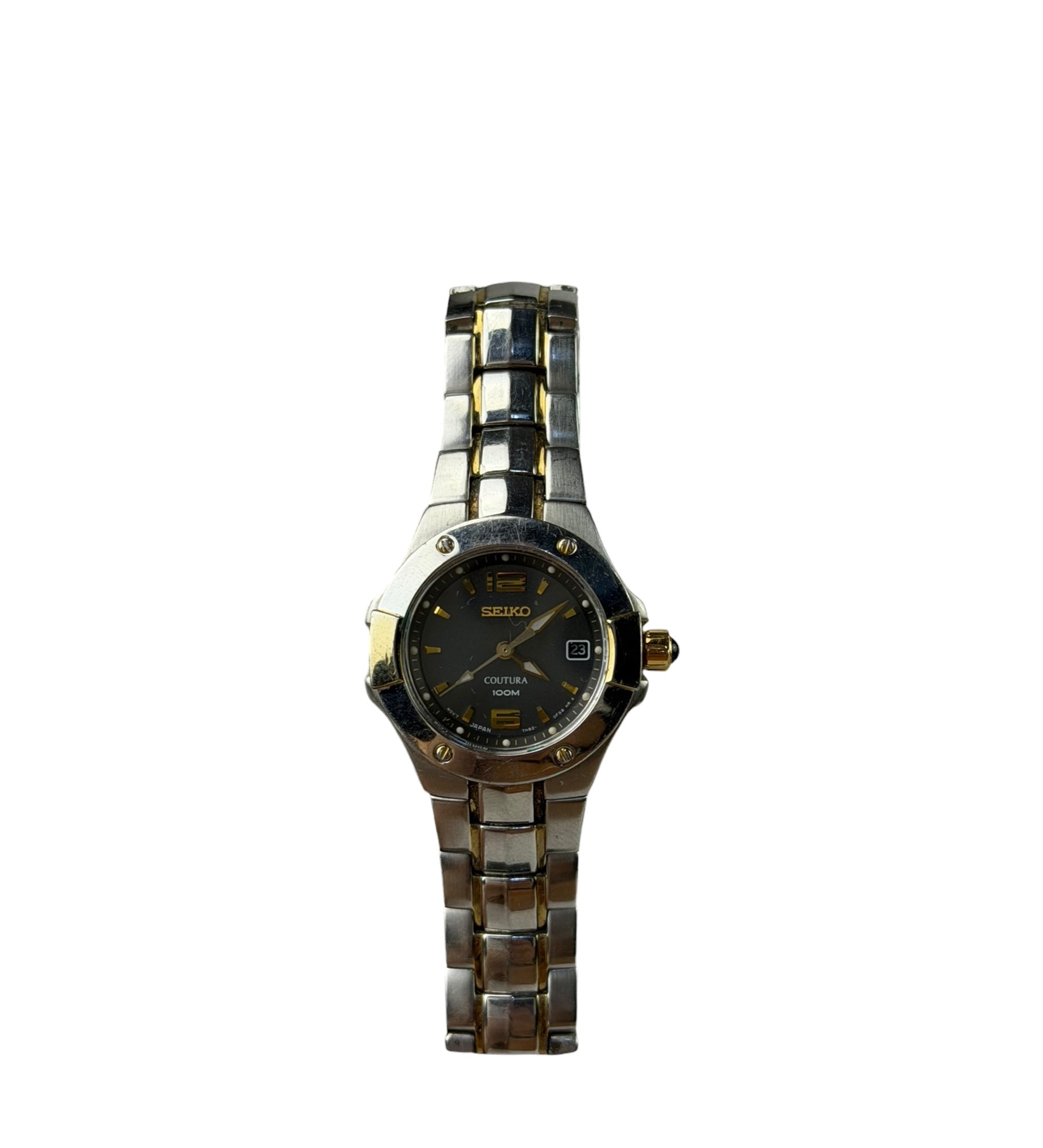Seiko Grey Dial Two Tone Coutura