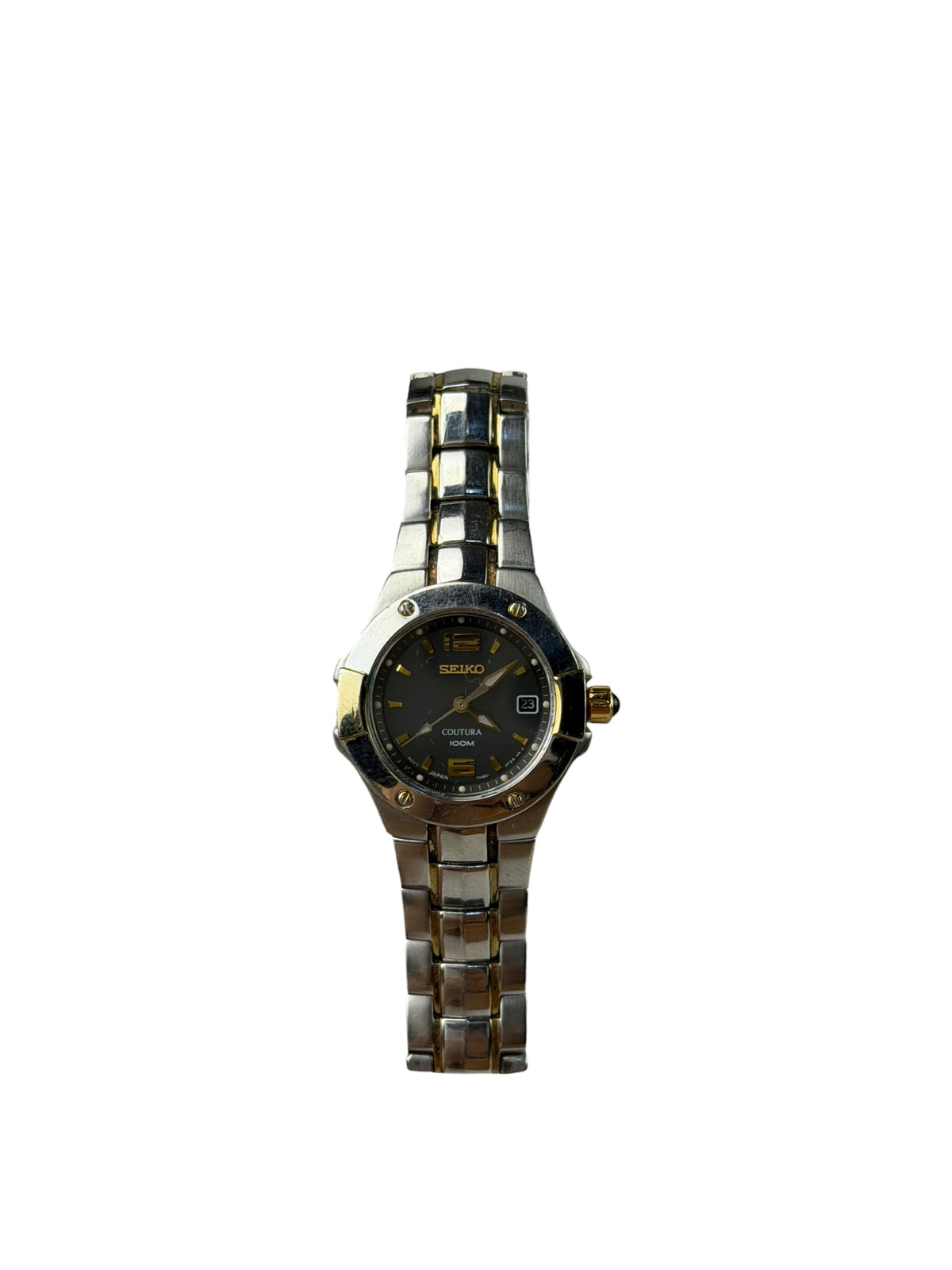 Seiko Grey Dial Two Tone Coutura