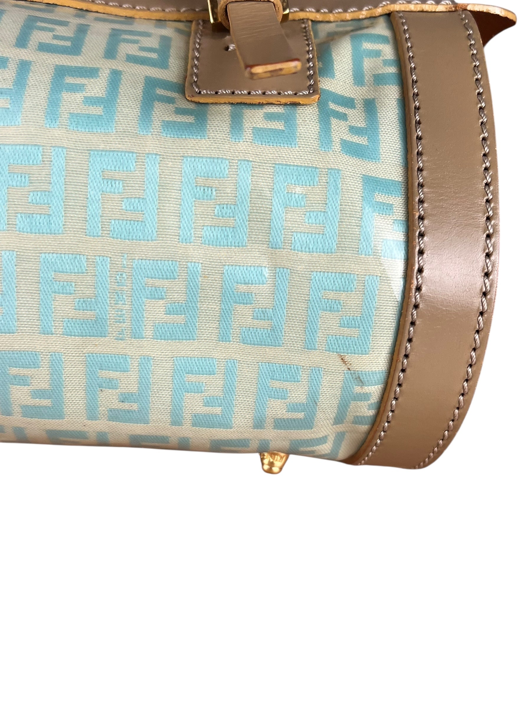 Fendi Forever Bauletto Vinyl Handbag