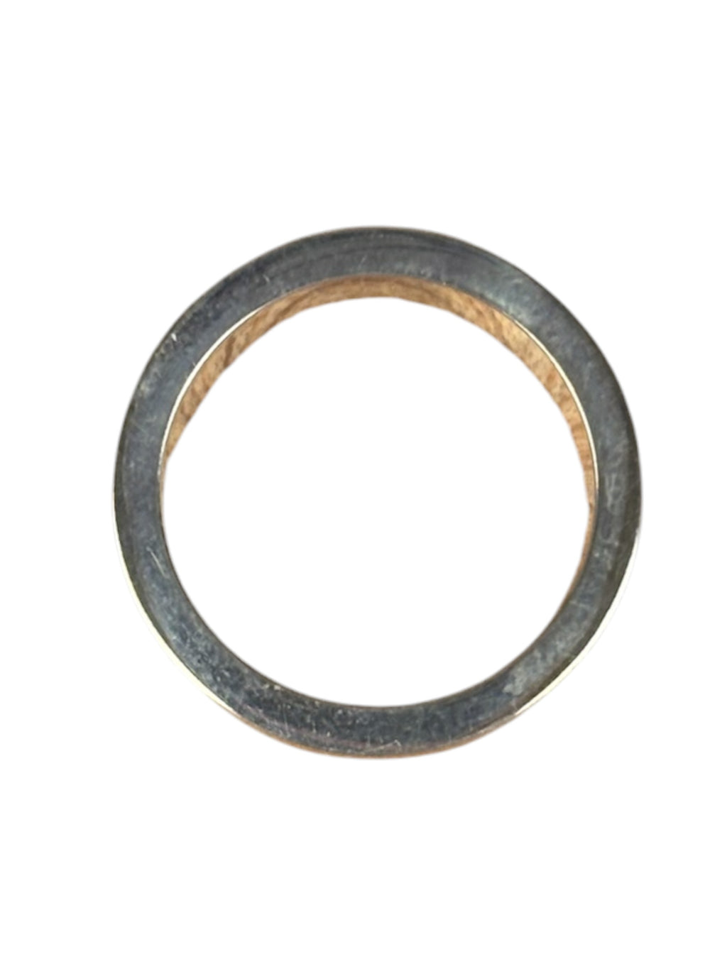 Gucci Silver Wide Flat Subtle Brushed Ring