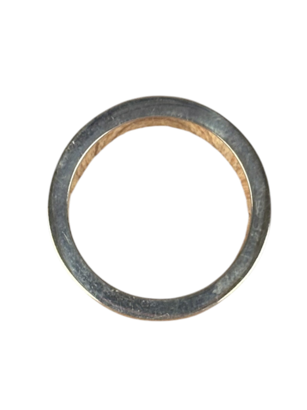 Gucci Silver Wide Flat Subtle Brushed Ring