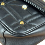 Gucci Black Pearly GG Marmont Flap Bag