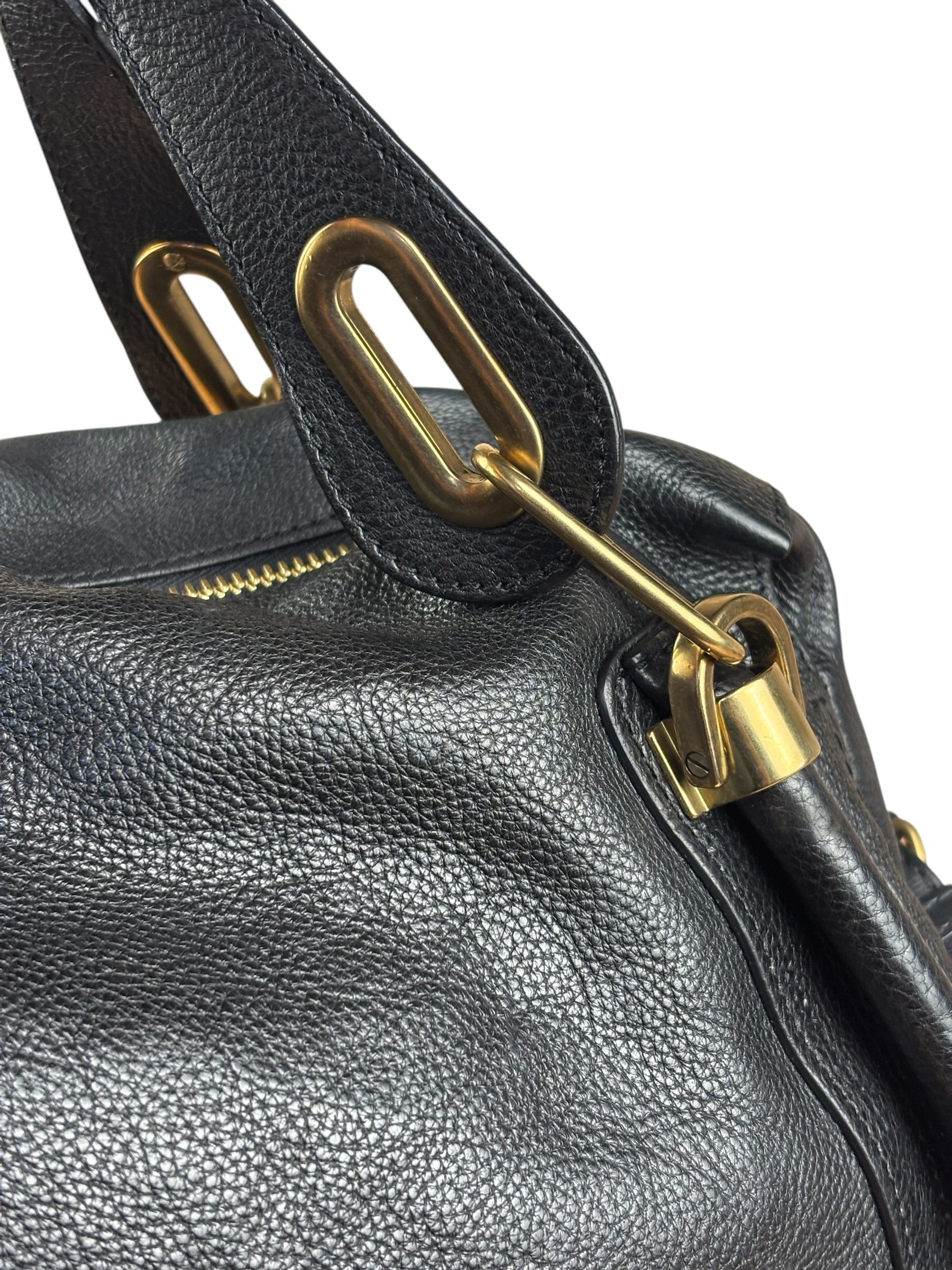 Chloe Black Paraty Leather Two-Way Bag