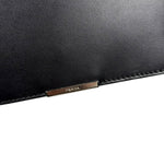 Prada Black Leather Bi-Fold Wallet