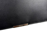 Prada Black Leather Bi-Fold Wallet