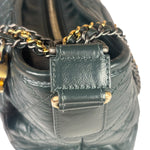 Chanel Green Calfskin Medium Gabrielle Hobo Bag 2018