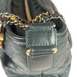 Chanel Green Calfskin Medium Gabrielle Hobo Bag 2018