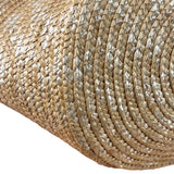 Balenciaga Raffia Woven/Leather Trim Beach Tote