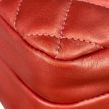 Chanel Pink Satin/Leather Trim Camera Bag 2019