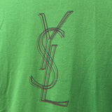 YSL Vintage Green Multi Logo Baby Tee