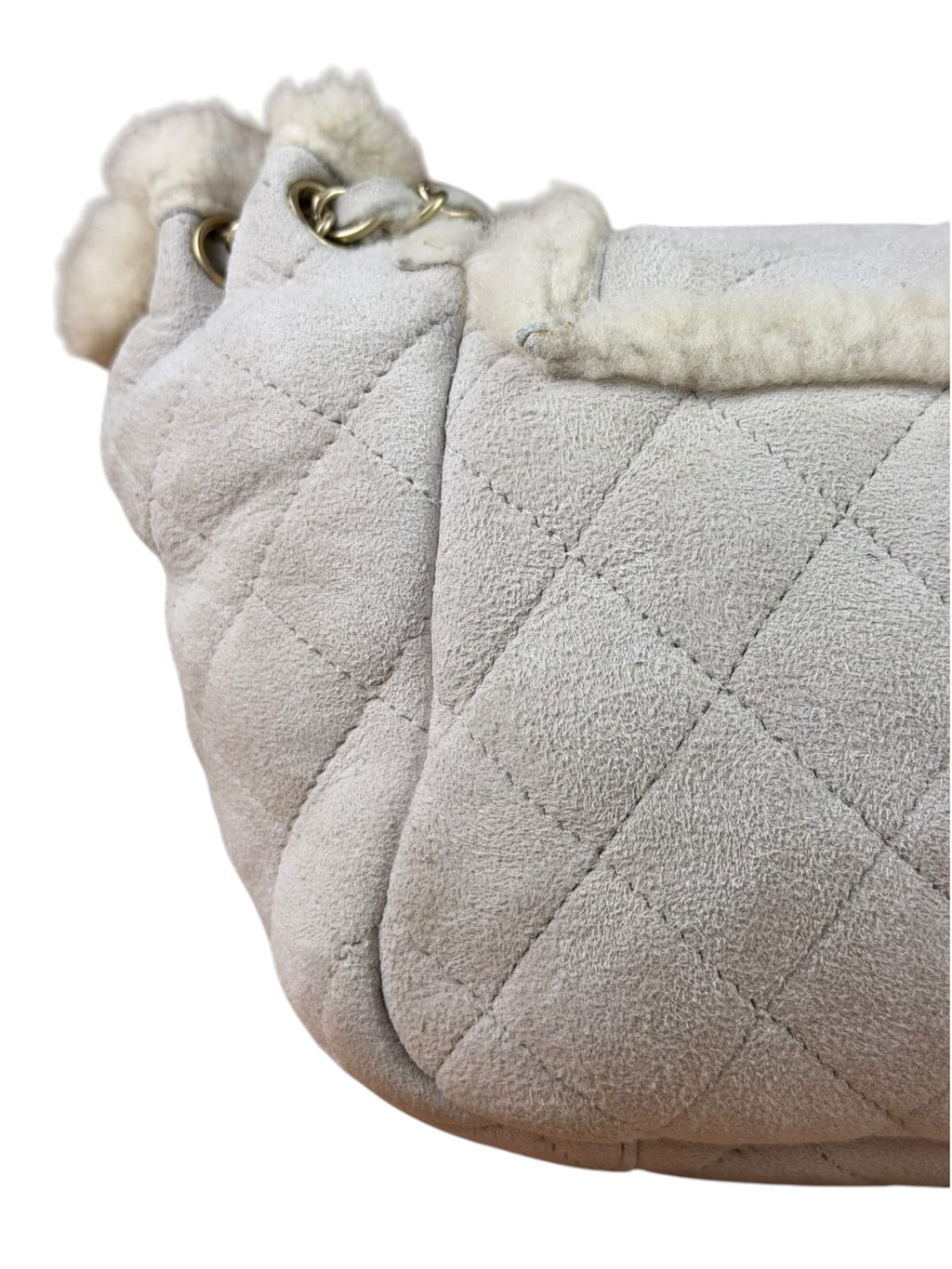 Chanel Shearling Accordion Flap Bag 2004
