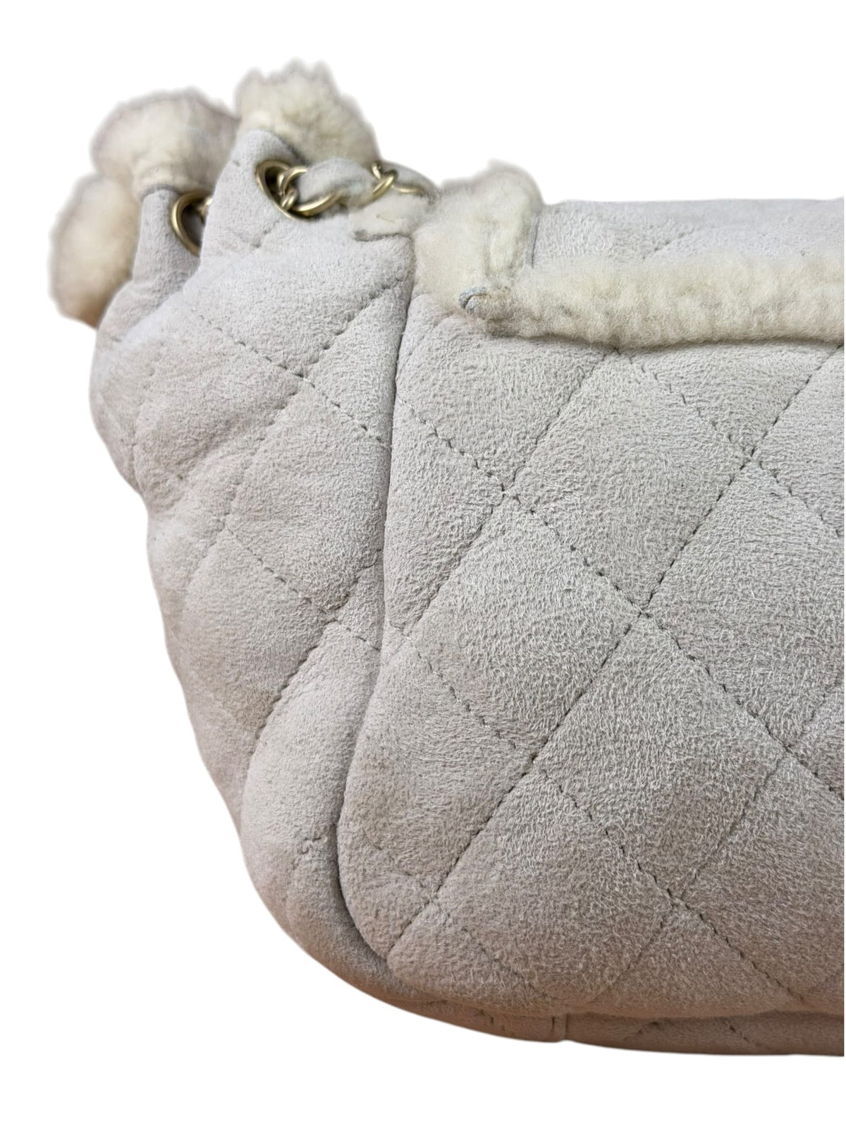 Chanel Shearling Accordion Flap Bag 2004