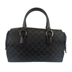 Gucci Black GG Canvas Monogram Hand Bag
