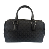 Gucci Black GG Canvas Monogram Hand Bag