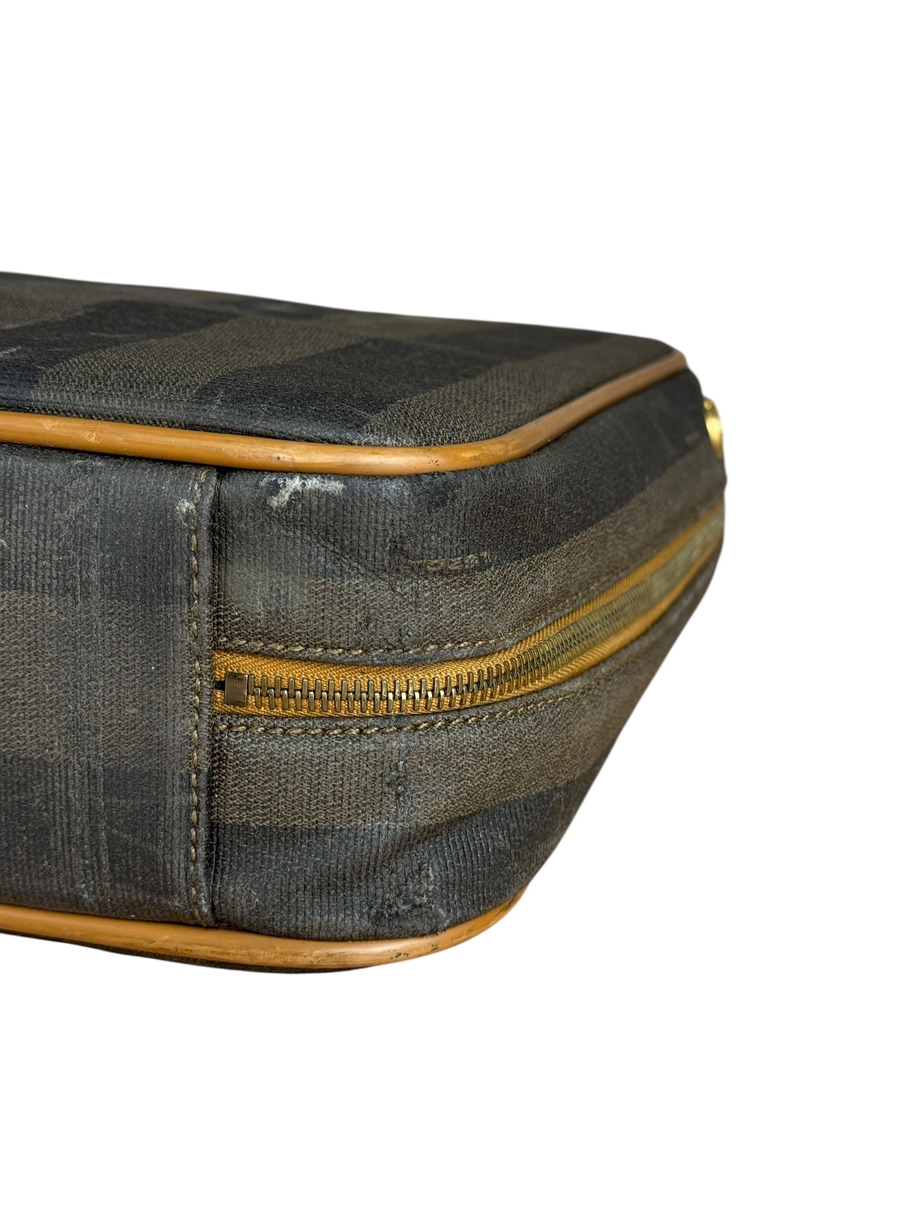 Fendi FF Vintage Striped Briefcase